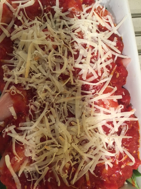 Chicken, Mozzarella and Courgette&nbsp;Bake