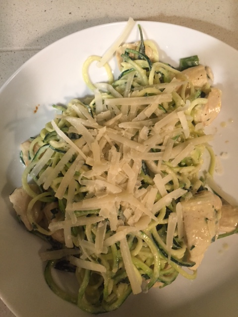 Courgetti, Chicken, Lemon and&nbsp;Parmesan