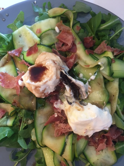 Prosciutto, Goats Cheese and Courgette&nbsp;Salad